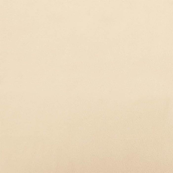 Divano Letto a 2 Posti Crema in Velluto 375772