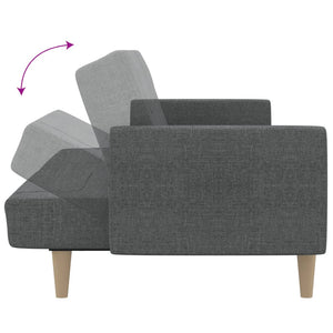 Divano Letto a 2 Posti-Sofa Letto 2 Posti-Daybed Grigio Chiaro in Tessuto 513318