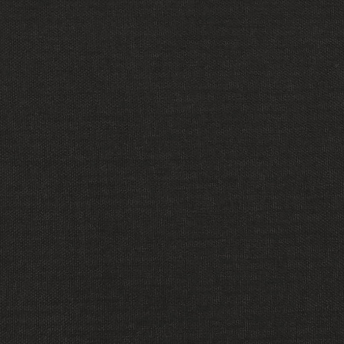 Divano Letto a 2 Posti Nero in Tessuto 375786