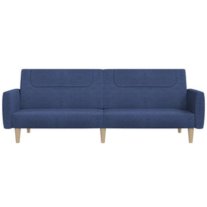 Divano Letto a 2 Posti-Sofa Letto 2 Posti-Daybed Blu in Tessuto 948188
