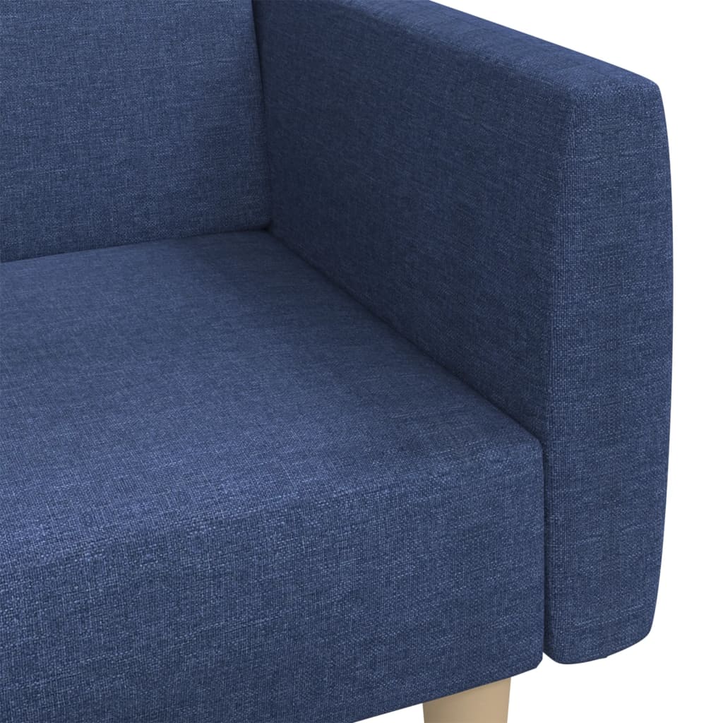 Divano Letto a 2 Posti-Sofa Letto 2 Posti-Daybed Blu in Tessuto 948188