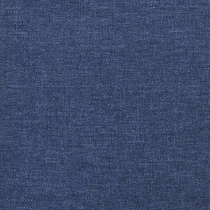 Divano Letto a 2 Posti Blu in Tessuto 375788