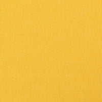 Divano Letto a 2 Posti Giallo in Tessuto 375789