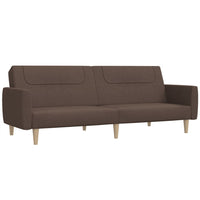 Divano Letto a 2 Posti-Sofa Letto 2 Posti-Daybed Tortora in Tessuto 413400