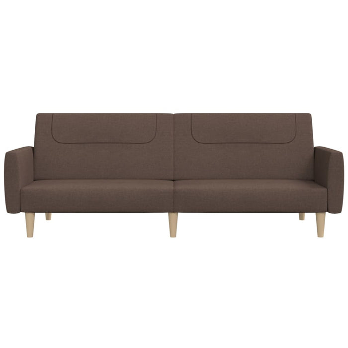 Divano Letto a 2 Posti-Sofa Letto 2 Posti-Daybed Tortora in Tessuto 413400