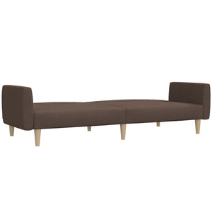 Divano Letto a 2 Posti-Sofa Letto 2 Posti-Daybed Tortora in Tessuto 413400