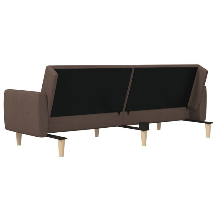 Divano Letto a 2 Posti-Sofa Letto 2 Posti-Daybed Tortora in Tessuto 413400