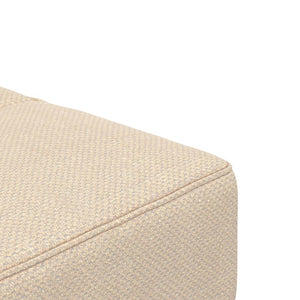 Divano Letto a 2 Posti con 2 Cuscini-Sofa Letto 2 Posti-Daybed Crema in Tessuto 720935