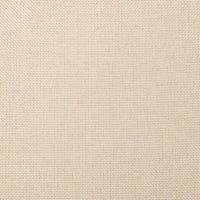 Divano Letto a 2 Posti con 2 Cuscini Crema in Tessuto