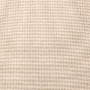 Divano Letto a 2 Posti con 2 Cuscini Crema in Tessuto 375795