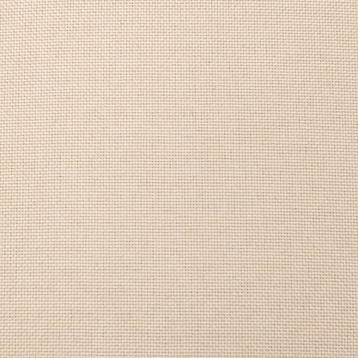 Divano Letto a 2 Posti con 2 Cuscini Crema in Tessuto 375795