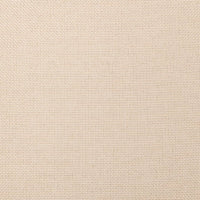 Divano Letto a 2 Posti con 2 Cuscini Crema in Tessuto 375802