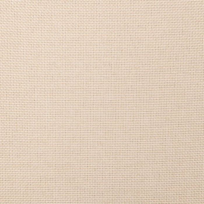 Divano Letto a 2 Posti con 2 Cuscini Crema in Tessuto 375802