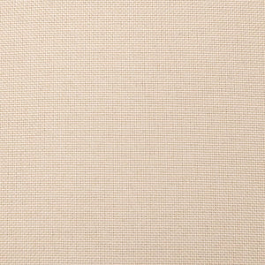 Divano Letto a 2 Posti con 2 Cuscini Crema in Tessuto 375802