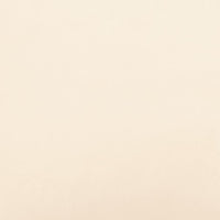 Divano Letto a 2 Posti con 2 Cuscini Crema in Velluto 375823