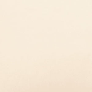 Divano Letto a 2 Posti con 2 Cuscini Crema in Velluto 375823