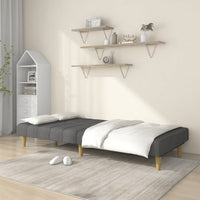 Divano Letto a 2 Posti-Sofa Letto 2 Posti-Daybed Grigio Chiaro in Tessuto 498104
