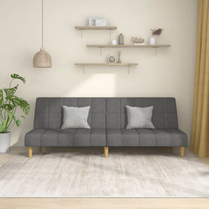 Divano Letto a 2 Posti-Sofa Letto 2 Posti-Daybed Grigio Chiaro in Tessuto 498104