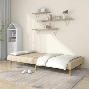 Divano Letto a 2 Posti-Sofa Letto 2 Posti-Daybed Crema in Tessuto 346075