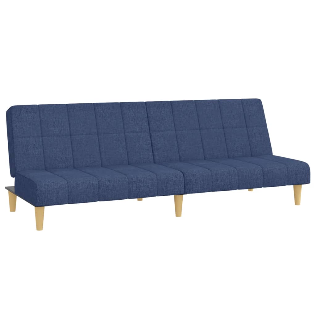 Divano Letto a 2 Posti-Sofa Letto 2 Posti-Daybed Blu in Tessuto 257812