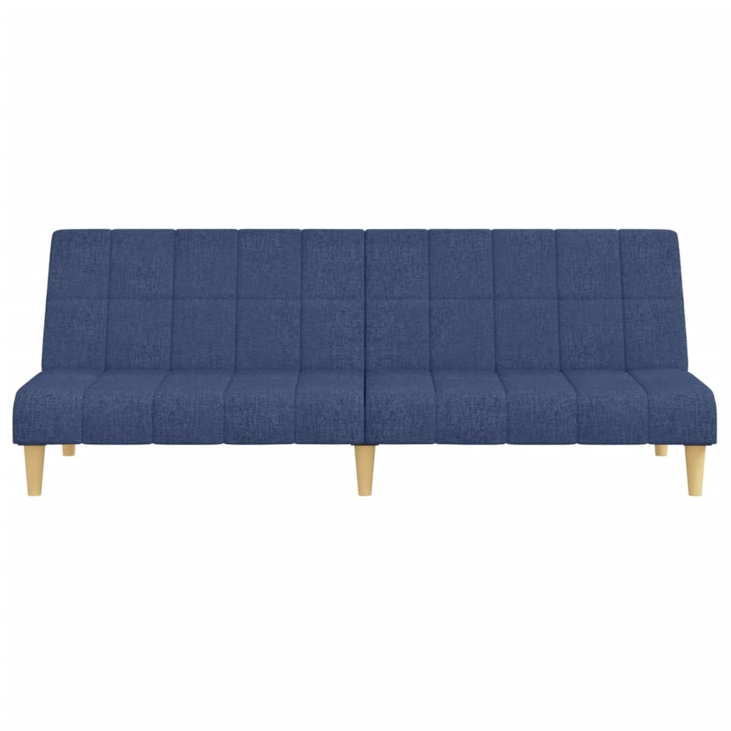 Divano Letto a 2 Posti-Sofa Letto 2 Posti-Daybed Blu in Tessuto 257812