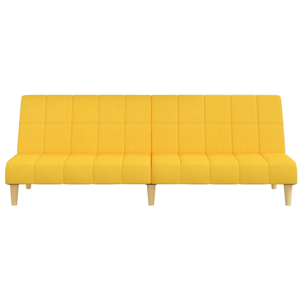Divano Letto a 2 Posti-Sofa Letto 2 Posti-Daybed Giallo in Tessuto