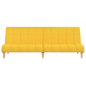 Divano Letto a 2 Posti-Sofa Letto 2 Posti-Daybed Giallo in Tessuto