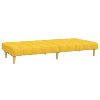 Divano Letto a 2 Posti-Sofa Letto 2 Posti-Daybed Giallo in Tessuto
