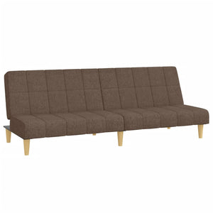 Divano Letto a 2 Posti-Sofa Letto 2 Posti-Daybed Tortora in Tessuto 682105