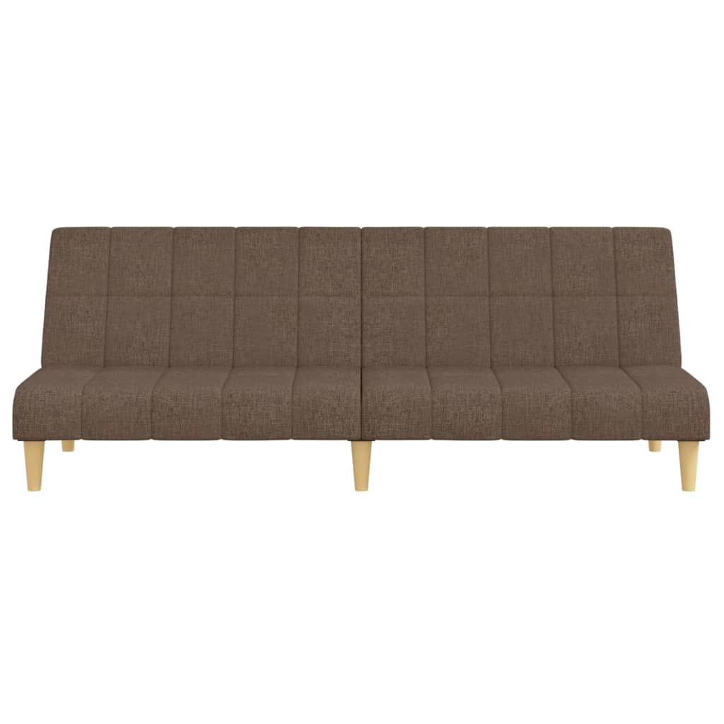 Divano Letto a 2 Posti-Sofa Letto 2 Posti-Daybed Tortora in Tessuto 682105