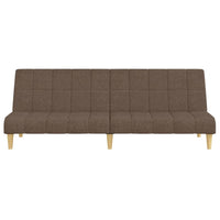 Divano Letto a 2 Posti-Sofa Letto 2 Posti-Daybed Tortora in Tessuto 682105