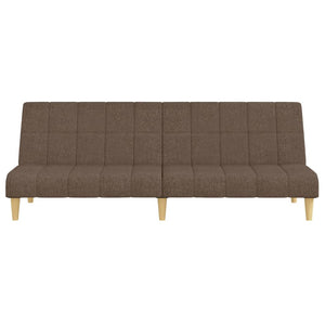 Divano Letto a 2 Posti-Sofa Letto 2 Posti-Daybed Tortora in Tessuto 682105