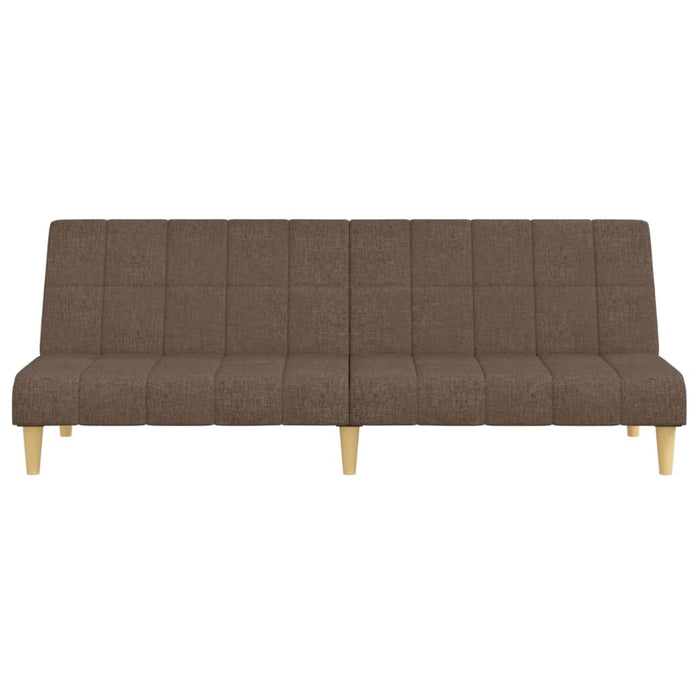 Divano Letto a 2 Posti-Sofa Letto 2 Posti-Daybed Tortora in Tessuto 682105
