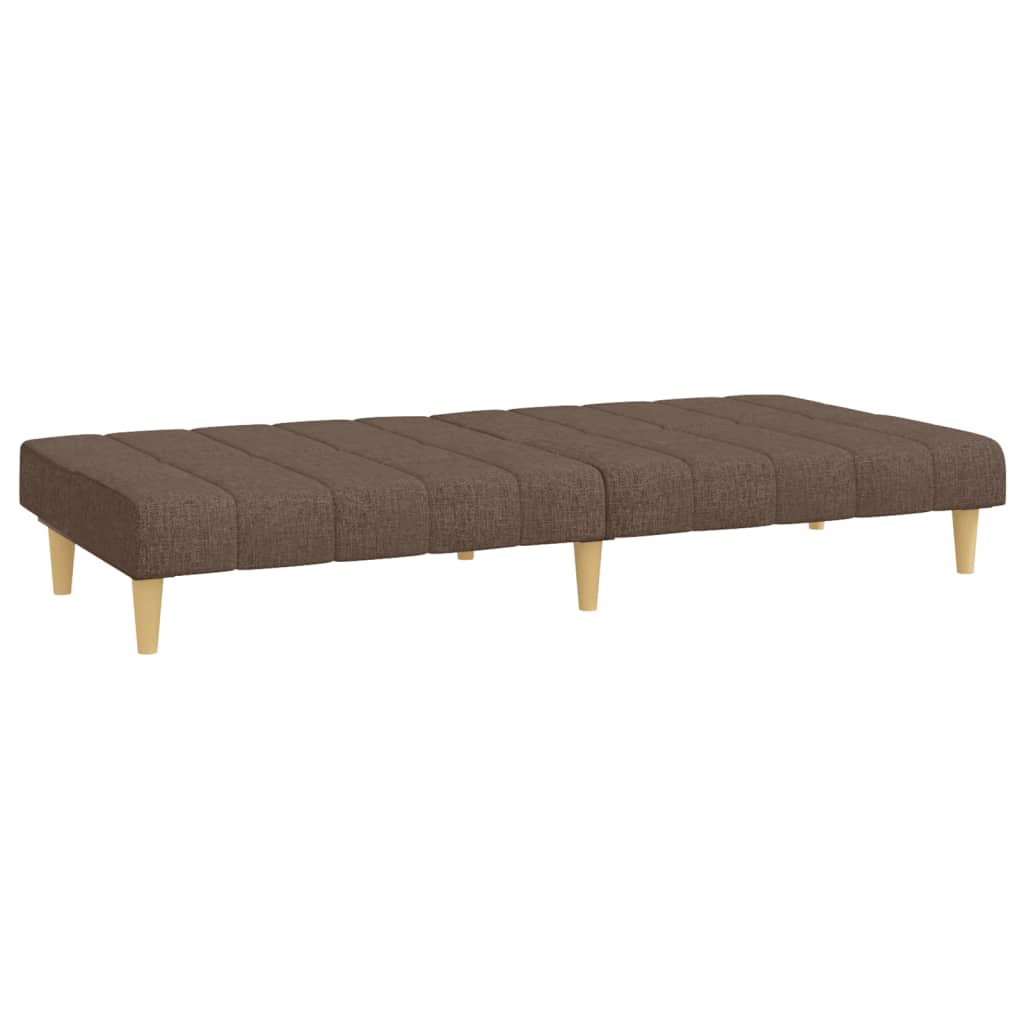 Divano Letto a 2 Posti-Sofa Letto 2 Posti-Daybed Tortora in Tessuto 682105