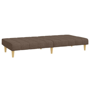 Divano Letto a 2 Posti-Sofa Letto 2 Posti-Daybed Tortora in Tessuto 682105