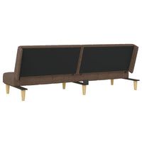 Divano Letto a 2 Posti-Sofa Letto 2 Posti-Daybed Tortora in Tessuto 682105