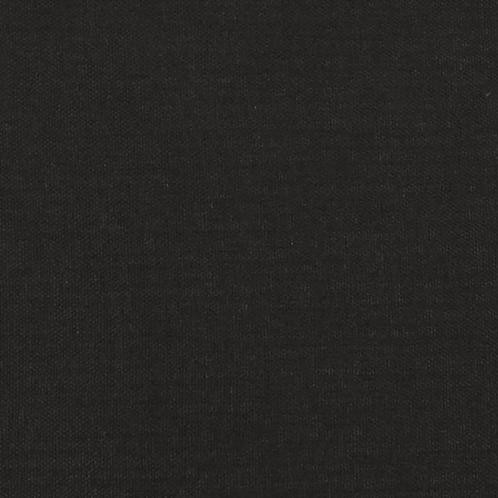 Divano Letto a 2 Posti con 2 Cuscini Nero in Tessuto 375835