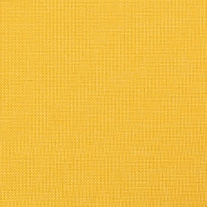 Divano Letto a 2 Posti con 2 Cuscini Giallo in Tessuto 375838
