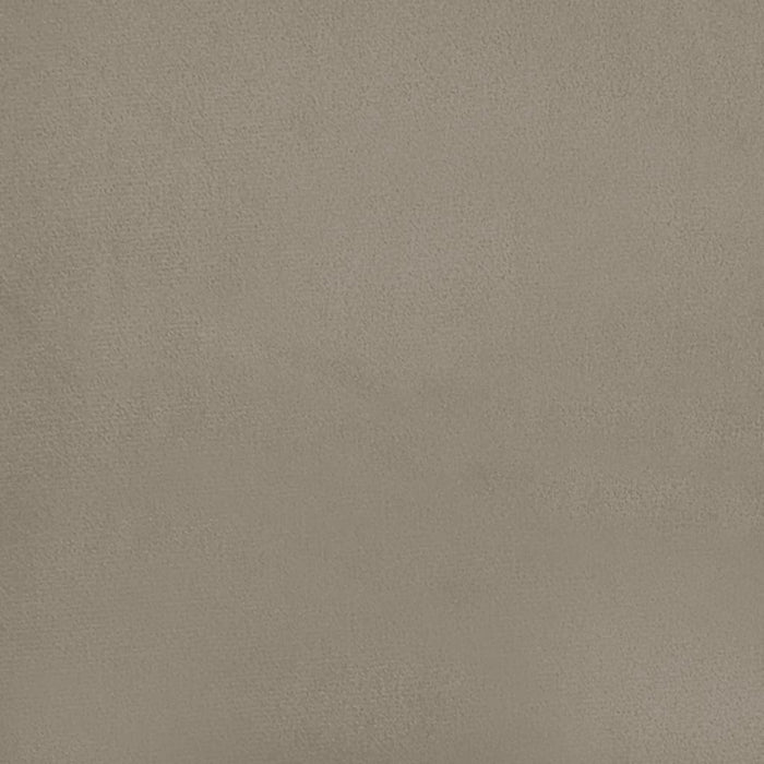 Divano Letto a 2 Posti Grigio Chiaro in Velluto 375841