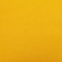 Divano Letto a 2 Posti Giallo in Velluto 375845