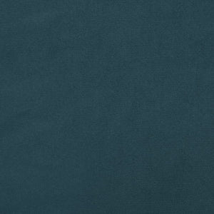 Divano Letto a 2 Posti con 2 Cuscini Blu in Velluto 375846