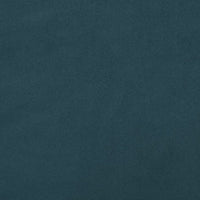 Divano Letto a 2 Posti con 2 Cuscini Blu in Velluto 375846