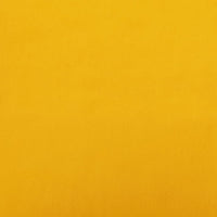 Divano Letto a 2 Posti con 2 Cuscini Giallo in Velluto 375851