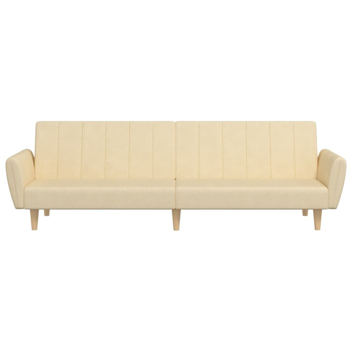 Divano Letto a 2 Posti-Sofa Letto 2 Posti-Daybed Crema in Tessuto 203580