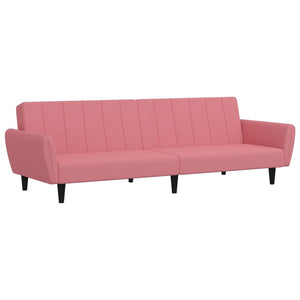 Divano Letto a 2 Posti Rosa in Vellutocod mxl 113247