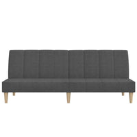 Divano Letto a 2 Posti-Sofa Letto 2 Posti-Daybed Grigio Scuro in Tessuto 345184