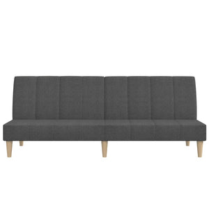 Divano Letto a 2 Posti-Sofa Letto 2 Posti-Daybed Grigio Scuro in Tessuto 345184