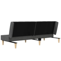 Divano Letto a 2 Posti-Sofa Letto 2 Posti-Daybed Grigio Scuro in Tessuto 345184