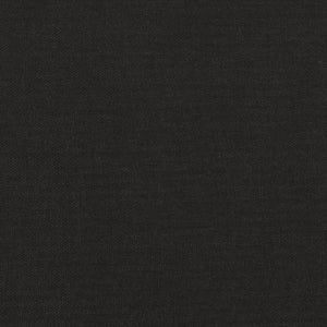 Divano Letto a 2 Posti Nero in Tessuto 375867