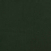 Divano Letto a 2 Posti Verde Scuro in Velluto 375876